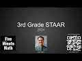3rd Grade Mathematics STAAR 2024 from Five Minute Math