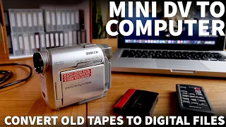 transfer mini dv to computer how to convert mini dv tape to digital on macbook with firewire