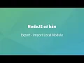 Nodejs Bai 7 Local Module