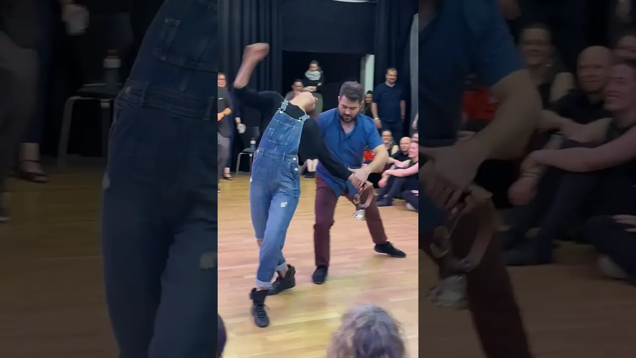 When you find the perfect prop. ‪@benmorrisdance‬ ‪@EmelineRochefeuille‬ #westcoastswingdancing