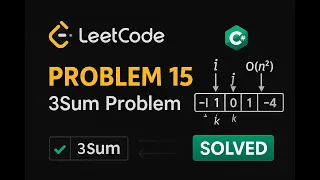 LeetCode 15 3Sum C Solution Two-Pointer Technique
