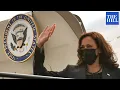 Lagu Kamala Harris Departs Joint Base Andrews For Paris, France