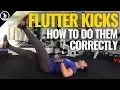 How to Do the Flutter Kicks Exercise - Avoid These Common Mistakes