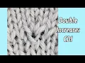 Double Increase Central Double Increase CDI in Knitting