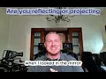 Reflecting or projecting