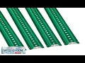 VEVOR 8FT U Channel Sign Post 4Pack Green Heavy Duty Steel Fixed Fence