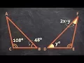 Geometry - How to Determine the Missing Values with Congruent Triangles