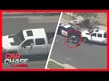 Police chase suspect in stolen pickup truck pursuit ends in K-9 takedown RERUN FULL CHASE