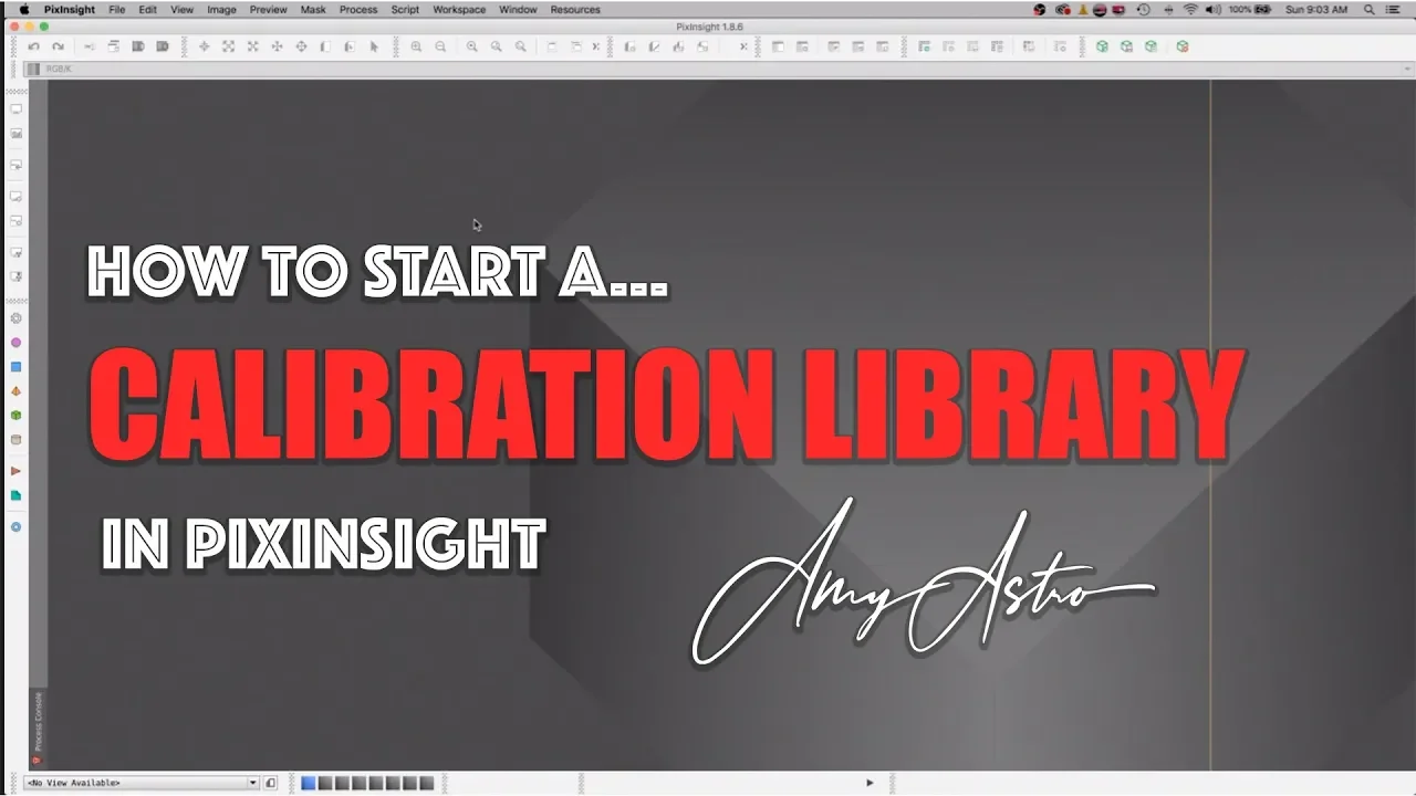 PixInsight - Creating a Calibration Library