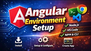Angular Environment Setup Step by Step Install Node js Angular CLI VS Code