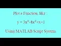 Function Plot using MATLAB Script System