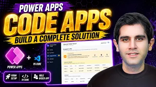 Power Apps CODE Apps FULL Tutorial Step by Step Solution Build
