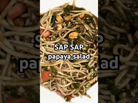 Sap, sap, making papaya salad! #fyp #viral #hmong #papayasalad #spicyaf