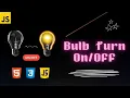 bulb on off javascript using button bulb on off javascript javascript basics for beginners