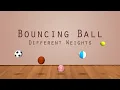 Bouncing Ball Different Weights