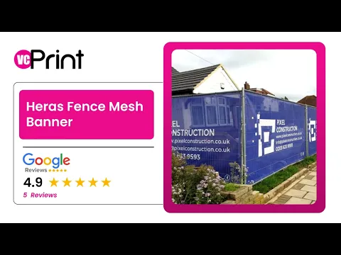 Heras Fence Banners video