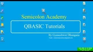 QBASIC Tutorial File handling in QBASIC - Part 2