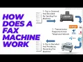 How does a Fax Machine work Information Technology Class 10 Physics