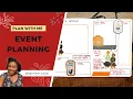 How To Prepare For Any Holiday Event With One Easy Planning Spread Event Planning