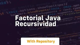 factorial java recursividad