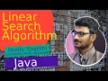Linear Search Program in Java Search Algorithm