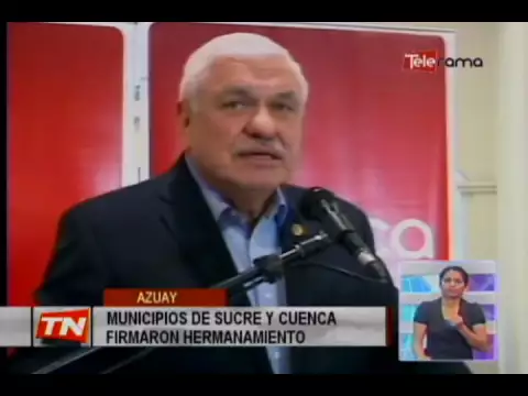 Municipio de Sucre y Cuenca firmaron hermanamiento