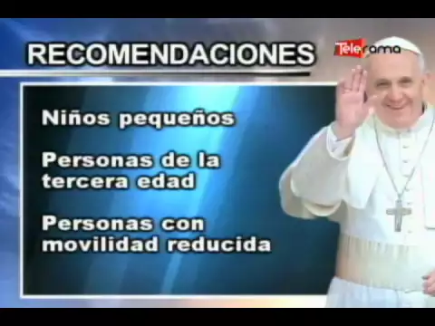 Recomendaciones para misa campal