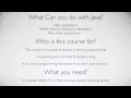 Java tutorial for beginners intro No Programming Experience Necessary
