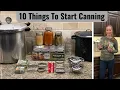 WHAT TO BUY TO START CANNING Everything You Need First Time Canner Cheap Easy