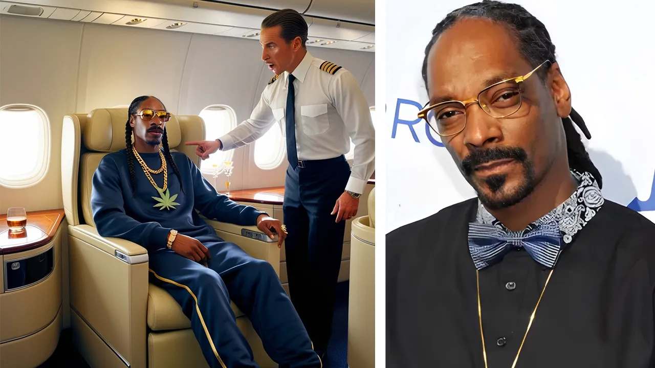 Outline Video A racist pilot attacked Snoop Dogg in first class, but what happened next shocked everyone!