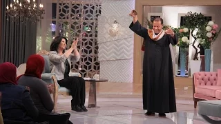 معكم منى الشاذلى   شاهد رقص مؤسس فريق                  علي أغنية سقاني الغرام دندنها