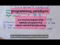 programming paradigms- procedural modular object oriented approach