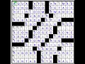 Crossword Construction Periodic Boundary Conditions