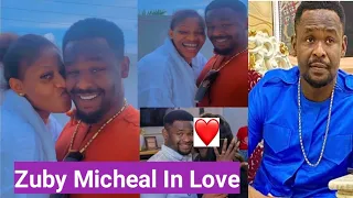 nollywood actor zuby micheal show off his fiance zubymicheal