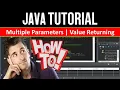 Java Value Returning Methods Java Multiple Parameters Java Tutorial