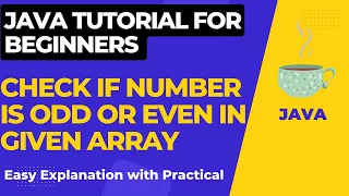 How to check number is Odd or Even in Array Odd Even in array
