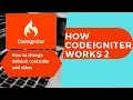 CodeIgniter how to change default controller