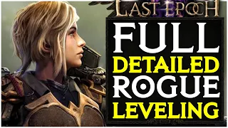 Last Epoch Full Deathless Rogue Leveling Build Guide VOD With Detailed Explanation