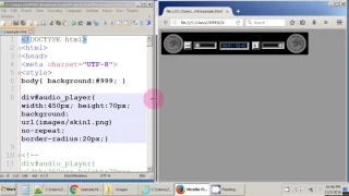 Custom Player - JavaScript HTML and CSS