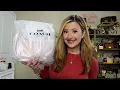 Coach Powder Pink Handbag SLGs Unboxing Haul Part 1