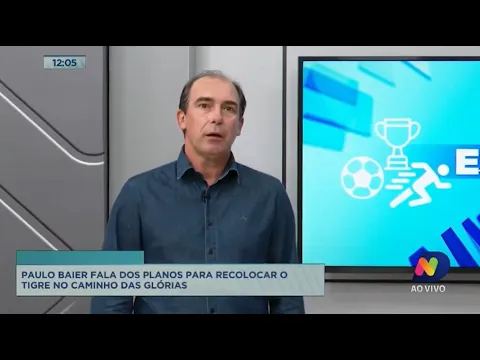 Paulo Baier fala sobre planos para recolocar o Criciúma no caminho das vitórias