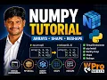 NumPy Tutorial for Beginners Virtual Environment pip Install Arrays Reshape Python Course