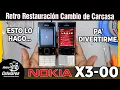 Nokia X3-00 Retro Restauración Cambio a Carcasa Azul | Retro Celulares