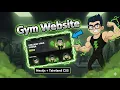 Modern Gym Website Nextjs TailwindCss Frontend Project