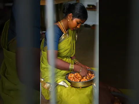 Village Style Masala Kadalai | Crispy Peanut Snack in Tamil 🌿🥜 |  #food #recipe