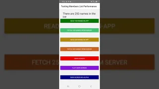 2020 12 10 React Native ScrollView vs FlatList with 250 list items