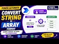 Convert String to Array in Power Automate Power Automate split Expression Step-by-Step Tutorial