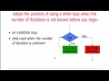 JAVA FOR ANDROID INDEFINITE LOOP IN LECTURE 23