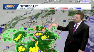 Rain gusty wind expected Monday
