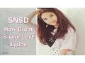 Download Lagu Girls Generation (SNSD) - How Great is your Love